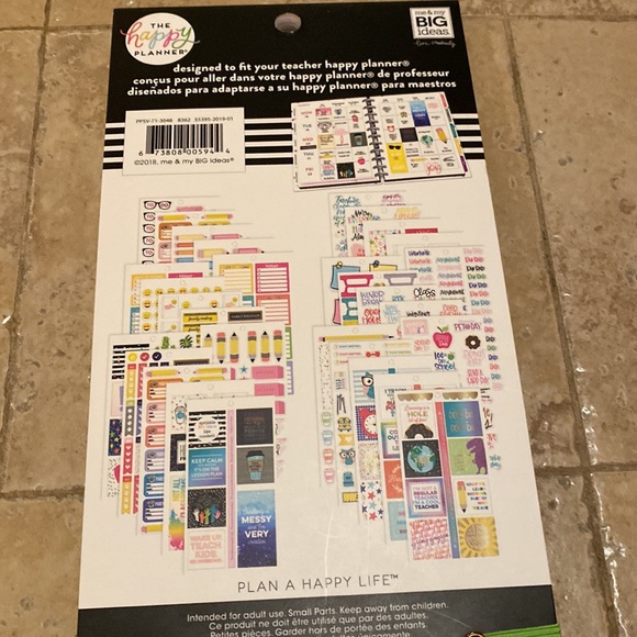 The Happy Planner Office Happy Planner Teachers Rule Big Sticker